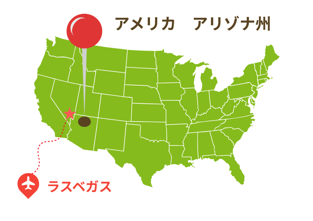 グランドキャニオンの位置